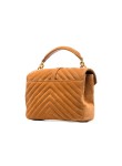 Visuel 2 : Collection Saint Laurent Bordeaux | Sac College medium daim cannelle| Boutique de sac de Luxe Parenthese Bordeaux