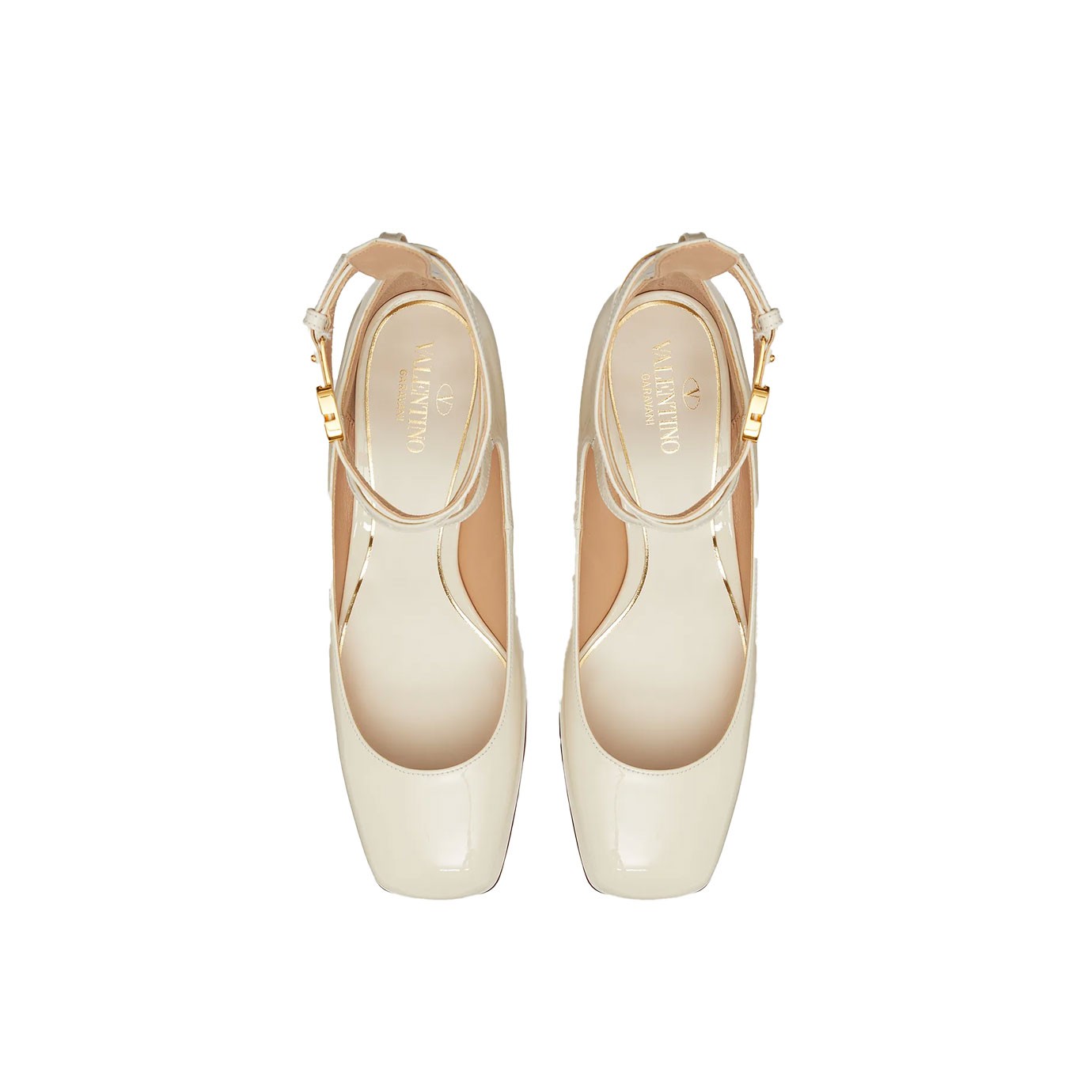 Visuel 3 - Escarpin Valentino Tan-Go Ivoire -  sac de luxe - Boutique Parenthese Bordeaux