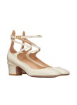 Visuel 2 - Escarpin Valentino Tan-Go Ivoire -  sac de luxe - Boutique Parenthese Bordeaux