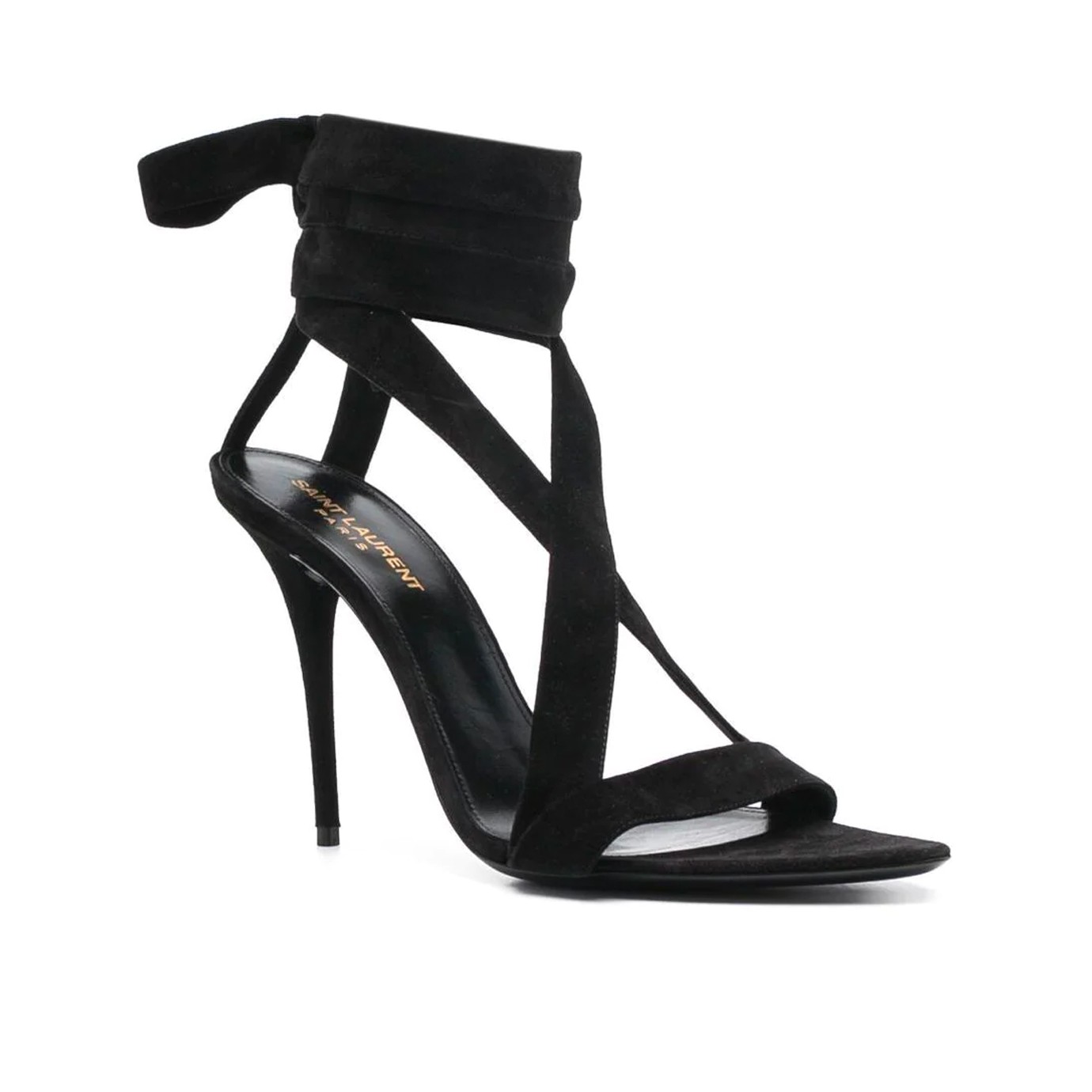 Visuel 2 : Collection Saint Laurent Bordeaux | Sandale Deva Noir| Boutique de chaussures de Luxe Parenthese Bordeaux