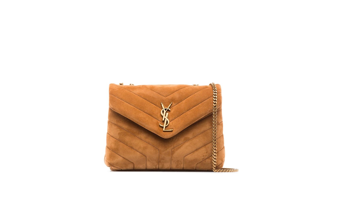Visuel 1 : Collection Saint Laurent Bordeaux | Sac Loulou small cinnamon| Boutique de sac de Luxe Parenthese Bordeaux