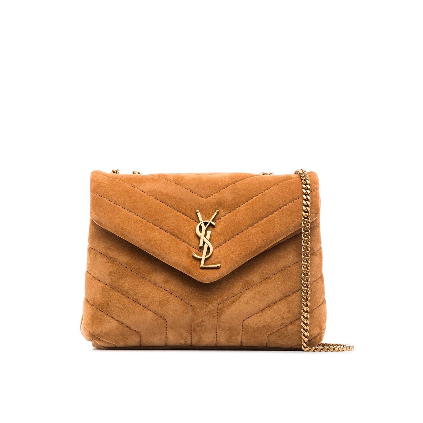 Visuel 1 : Collection Saint Laurent Bordeaux | Sac Loulou small cinnamon| Boutique de sac de Luxe Parenthese Bordeaux