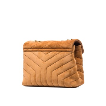 Visuel 2 : Collection Saint Laurent Bordeaux | Sac Loulou small cinnamon| Boutique de sac de Luxe Parenthese Bordeaux