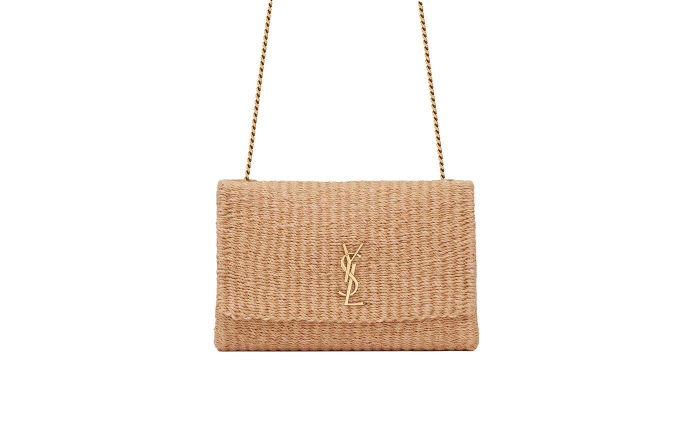 Visuel 1 : Collection Saint Laurent Bordeaux | Sac Kate en raphia| Boutique de sac de Luxe Parenthese Bordeaux