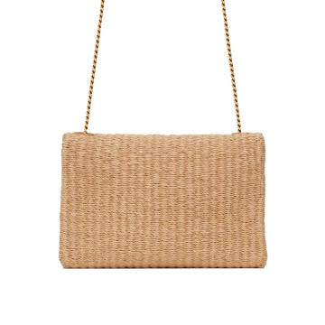 Visuel 2 : Collection Saint Laurent Bordeaux | Sac Kate en raphia| Boutique de sac de Luxe Parenthese Bordeaux