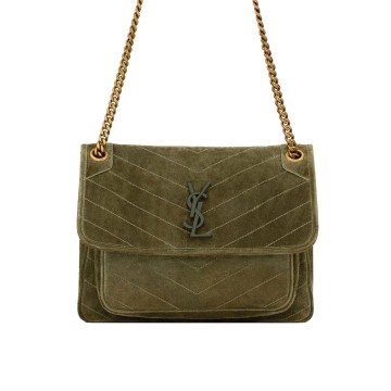 Visuel 1 : Collection Saint Laurent | Sac Niki Kaki| Boutique Parenthese Bordeaux