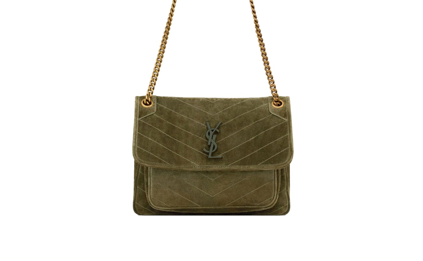 Visuel 1 : Collection Saint Laurent | Sac Niki Kaki| Boutique Parenthese Bordeaux