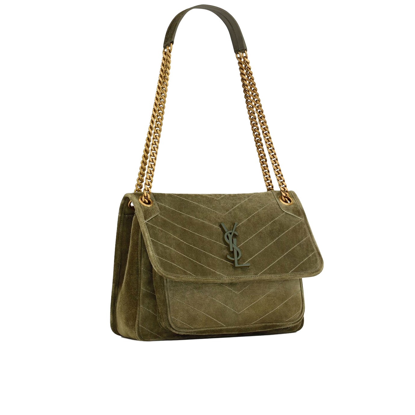 Visuel 4 : Collection Saint Laurent | Sac Niki Kaki| Boutique Parenthese Bordeaux