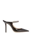 Visuel 1 : Collection Jimmy Choo Bordeaux | Bing 100 noir vernis| Boutique de chaussure de Luxe pour femme Parenthese Bordeaux