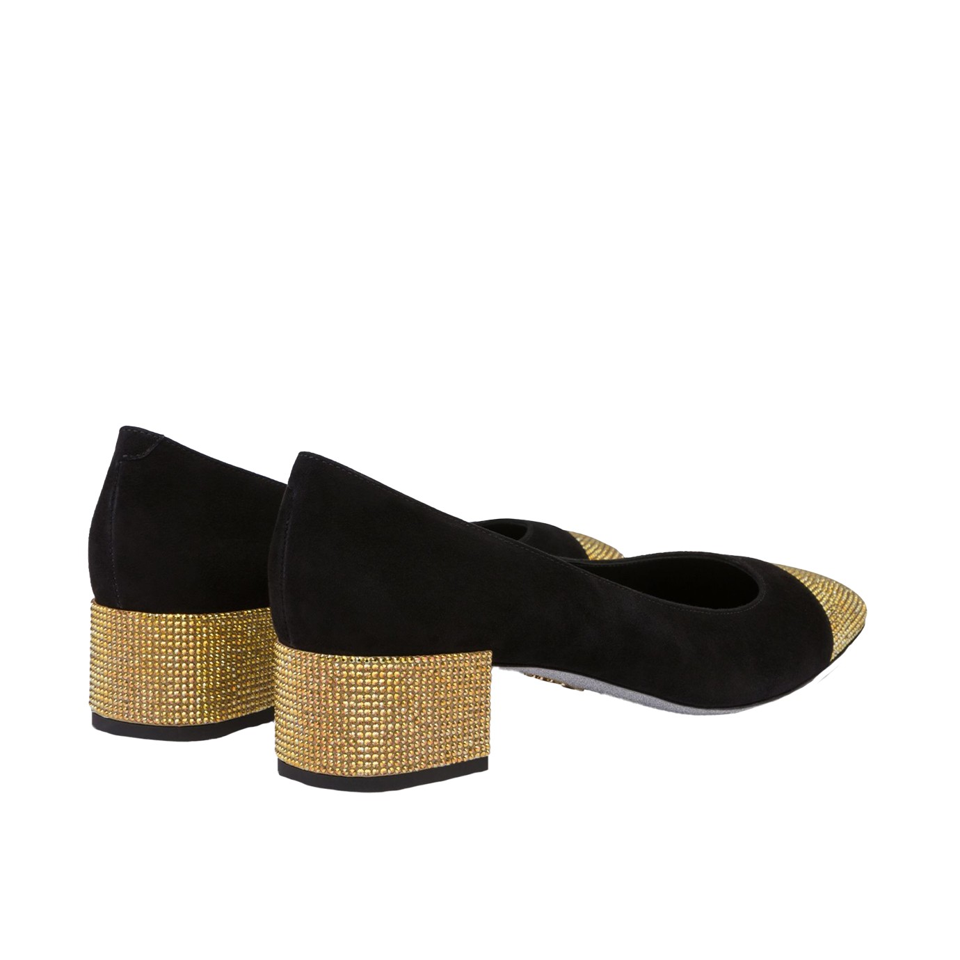 Visuel 2 : Collection René Caovilla Bordeaux | Escarpin Ballerine Bonnie Noir| Boutique de chaussures de Luxe pour femme