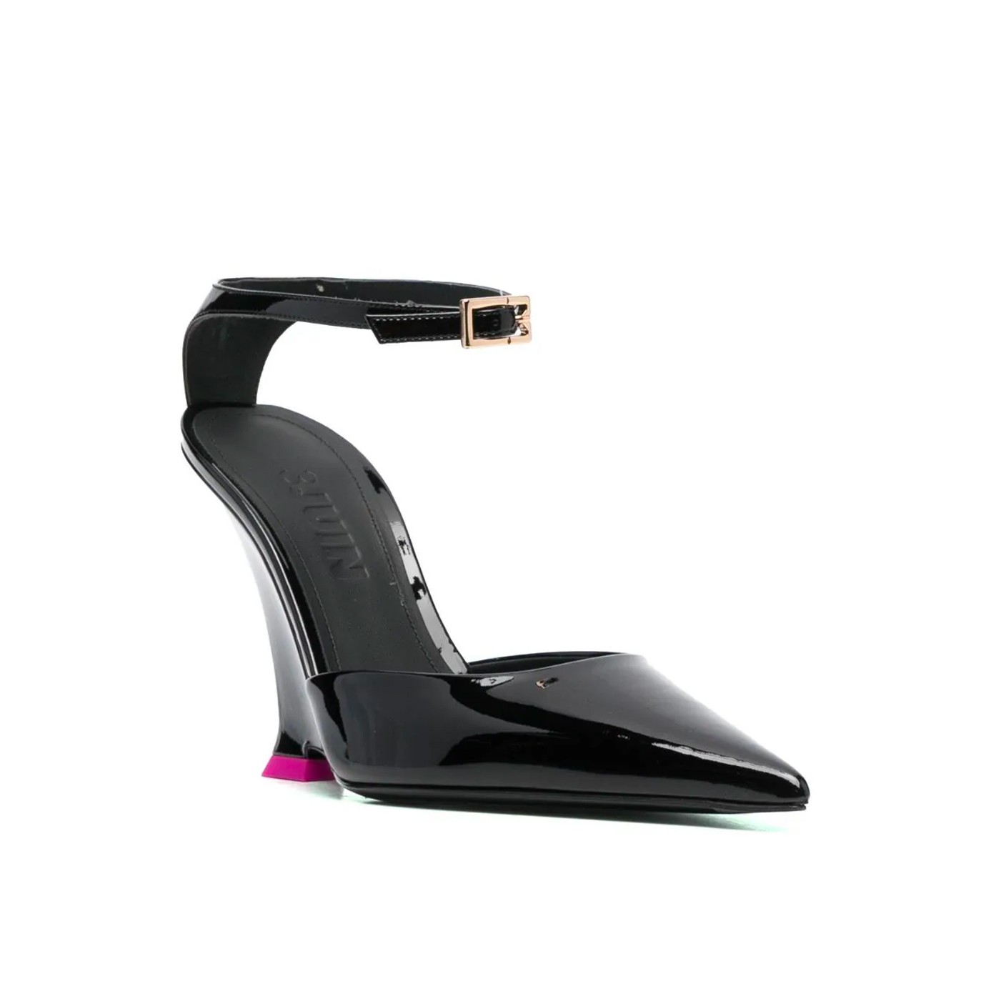 Visuel 2 : Collection 3Juin Bordeaux | Escarpin Clea Noir| Boutique de chaussures de Luxe Parenthese Bordeaux