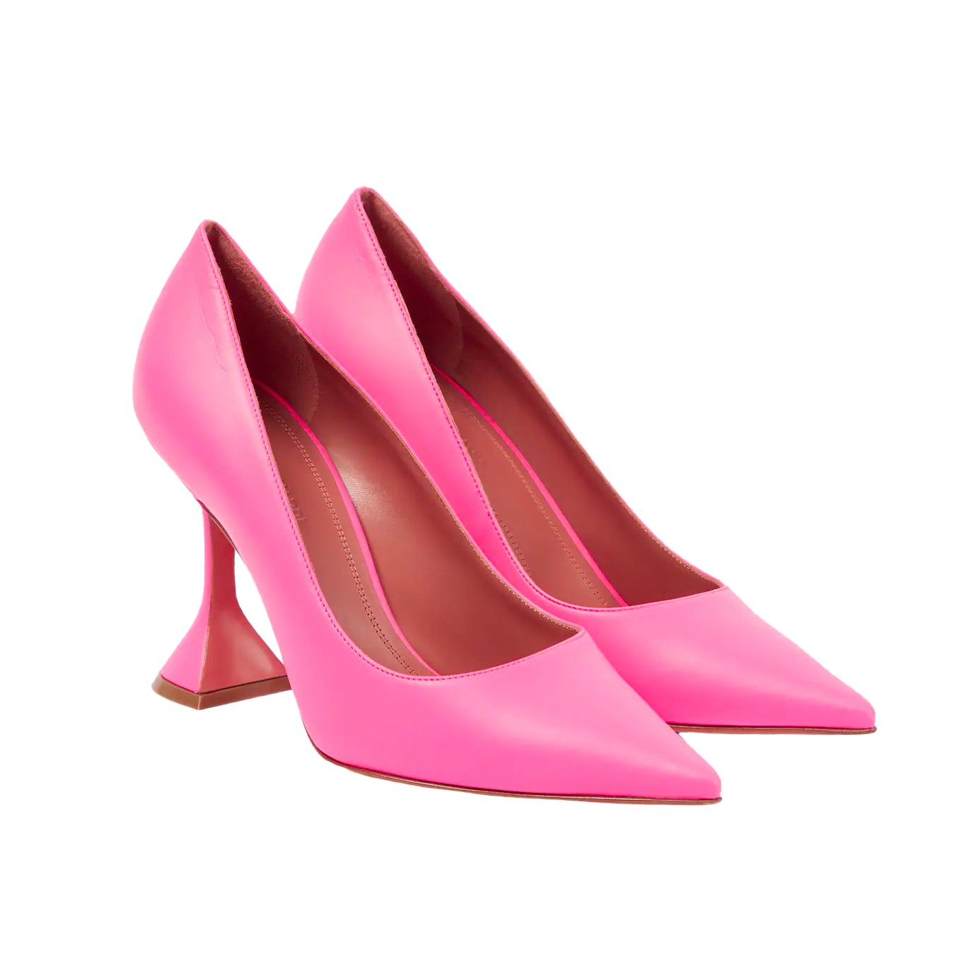 Visuel 1 : Amina Muaddi | Escarpin Ami Pump Rose | Boutique Parenthese