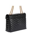 Visuel 2 : Saint Laurent| Sac Loulou Medium Noir or | Boutique Parenthese