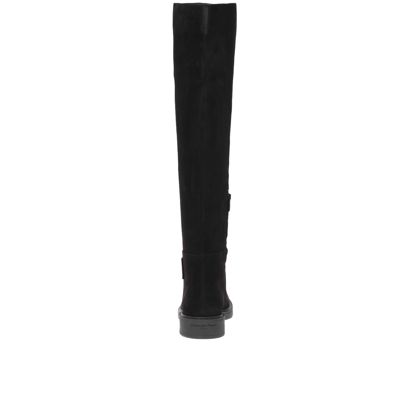 Visuel 4 : Gianvito Rossi | Botte cuissarde Lexington en daim noir | Boutique Parenthese