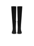 Visuel 3 : Gianvito Rossi | Botte cuissarde Lexington en daim noir | Boutique Parenthese