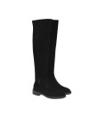 Visuel 2 : Gianvito Rossi | Botte cuissarde Lexington en daim noir | Boutique Parenthese