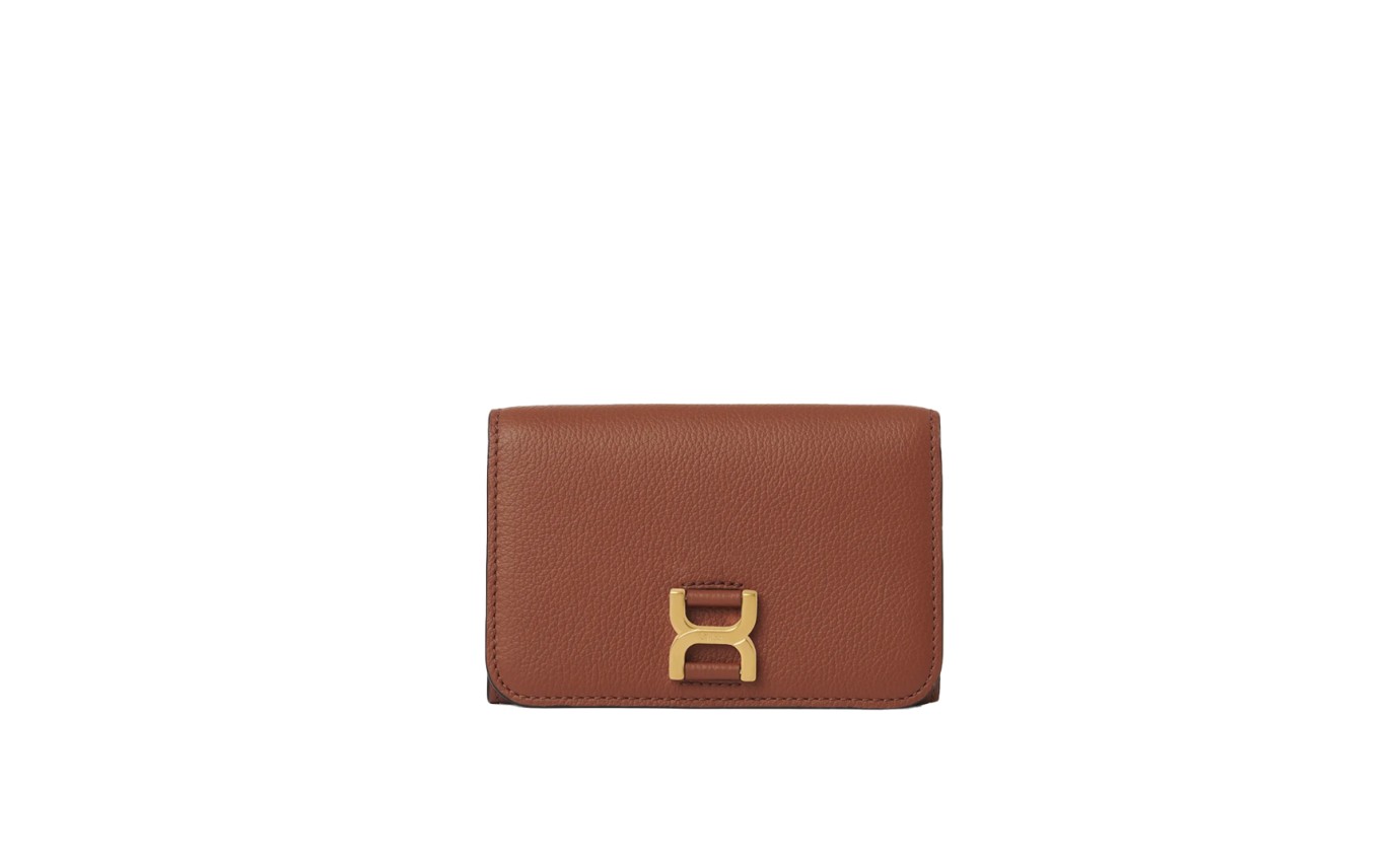 Visuel 1 : Collection Chloé Bordeaux | Portefeuille Marcie camel| Boutique de sac de Luxe Parenthese Bordeaux