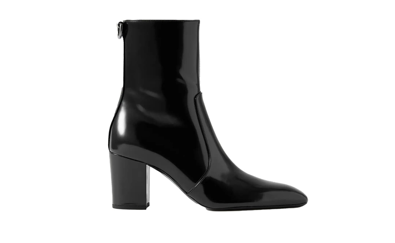 Visuel 1 : Saint Laurent| Bottine Betty Noir| Boutique de chaussures de luxe |Parenthese Bordeaux