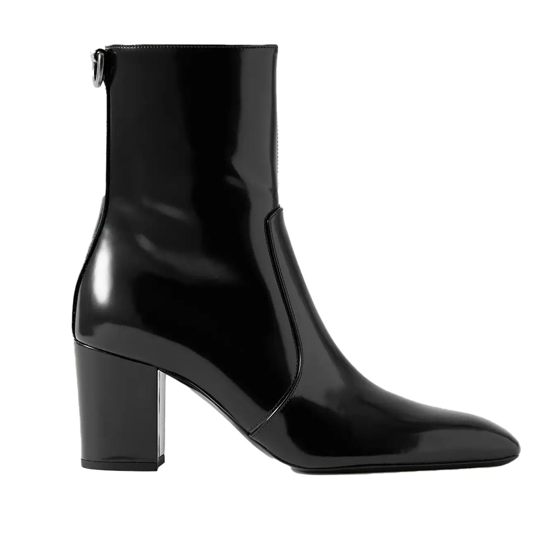 Visuel 1 : Saint Laurent| Bottine Betty Noir| Boutique de chaussures de luxe |Parenthese Bordeaux
