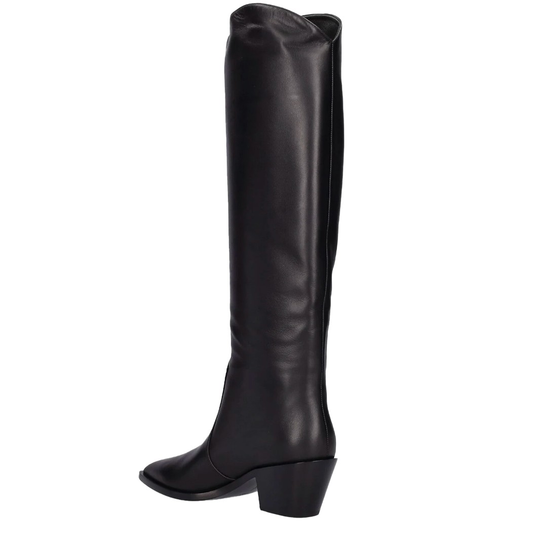 Visuel 3 : Collection Gianvito Rossi Bordeaux | Botte Glove noir| Boutique de chaussures de Luxe pour femme