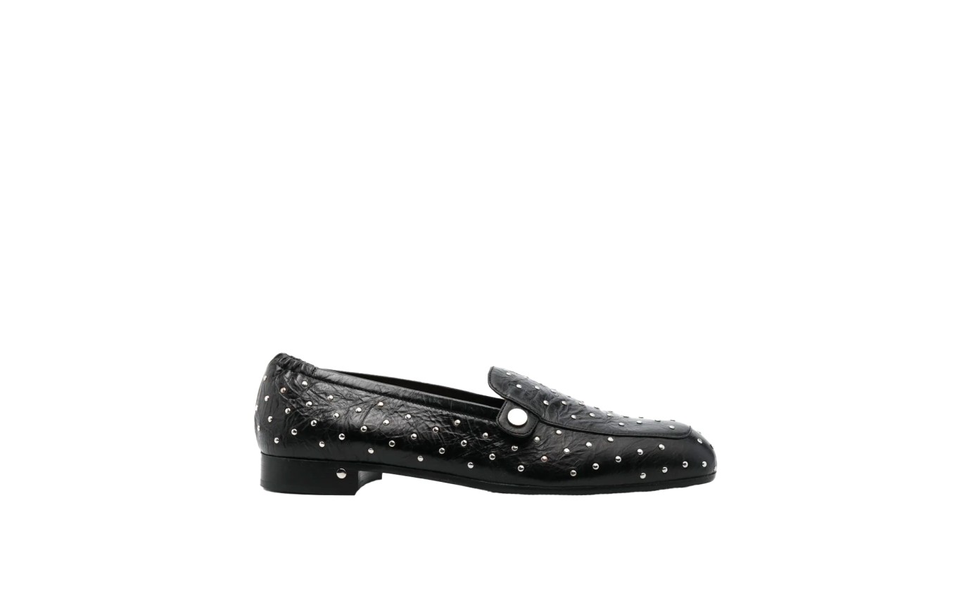 Visuel 1 : Laurence Dacade| Mocassin Angela noir et clous| Boutique de luxe Parenthese