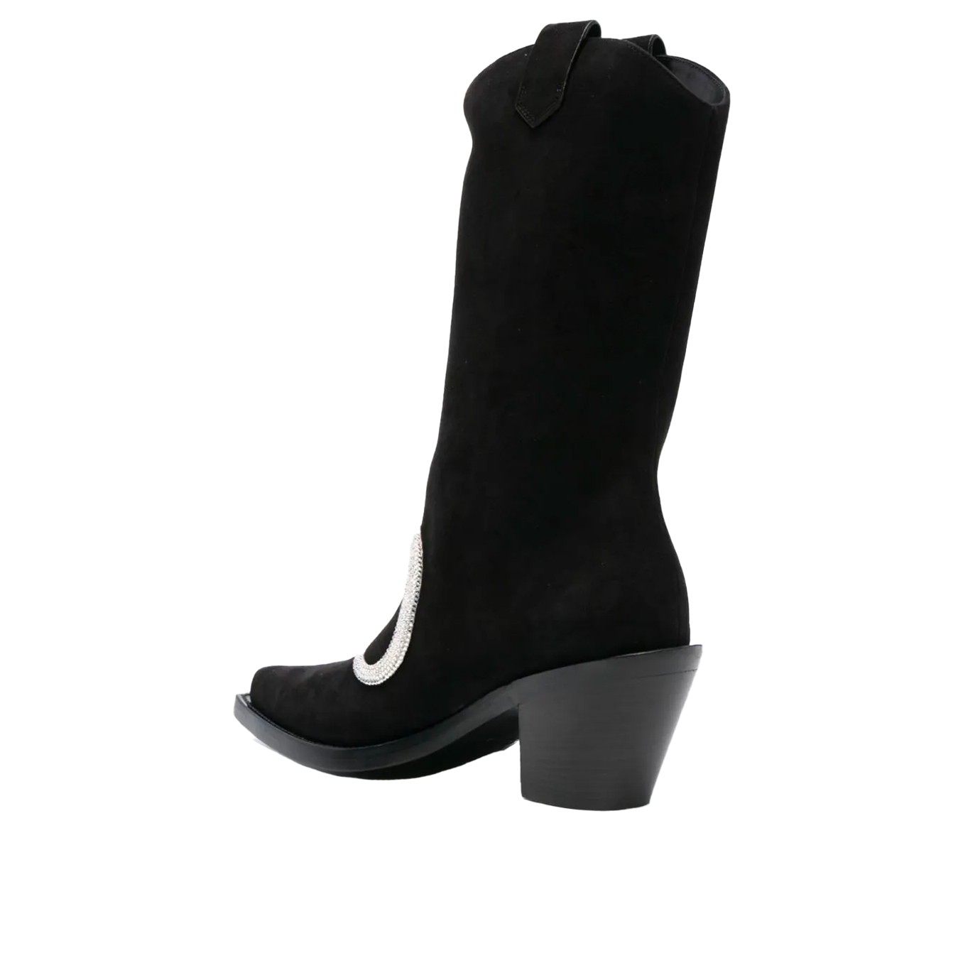 Visuel 3 : René Caovilla| Botte Tiag Morgana Noir | Boutique de luxe Parenthese