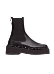 Visuel 1 : Valentino Garavani | Bottine Beatle M-Way  en cuir noir | Boutique Parenthese