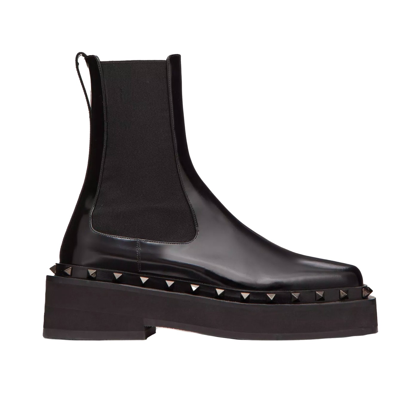 Visuel 1 : Valentino Garavani | Bottine Beatle M-Way  en cuir noir | Boutique Parenthese
