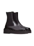 Visuel 2 : Valentino Garavani | Bottine Beatle M-Way  en cuir noir | Boutique Parenthese