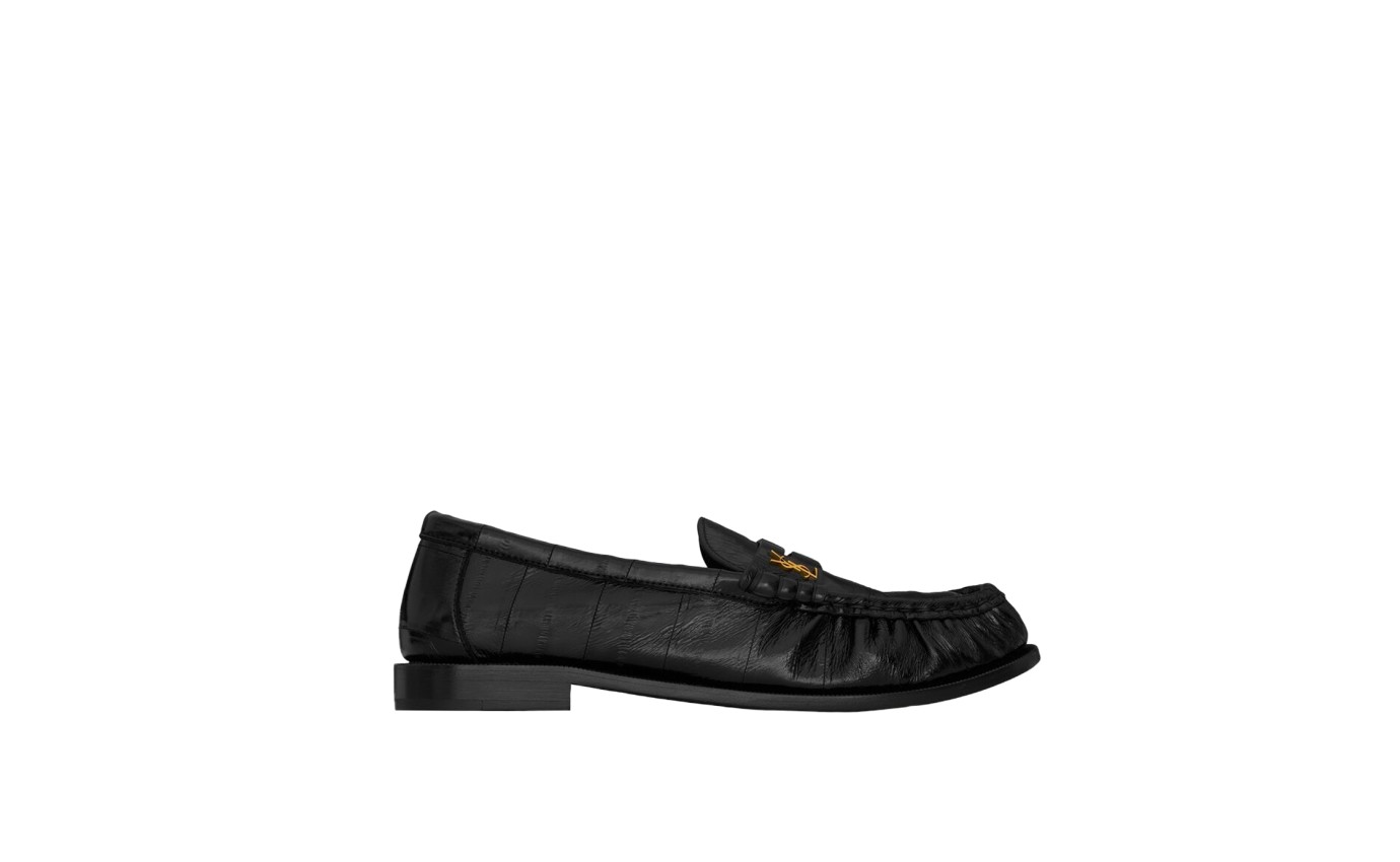 Visuel 1 : Saint Laurent | Mocassin Loafer Noir | Boutique Parenthese