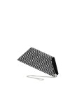 Visuel 2 : Collection Amina Muaddi Bordeaux | Pochette Superamini Yigit noir et strass| Boutique de sacs de Luxe Parenthese