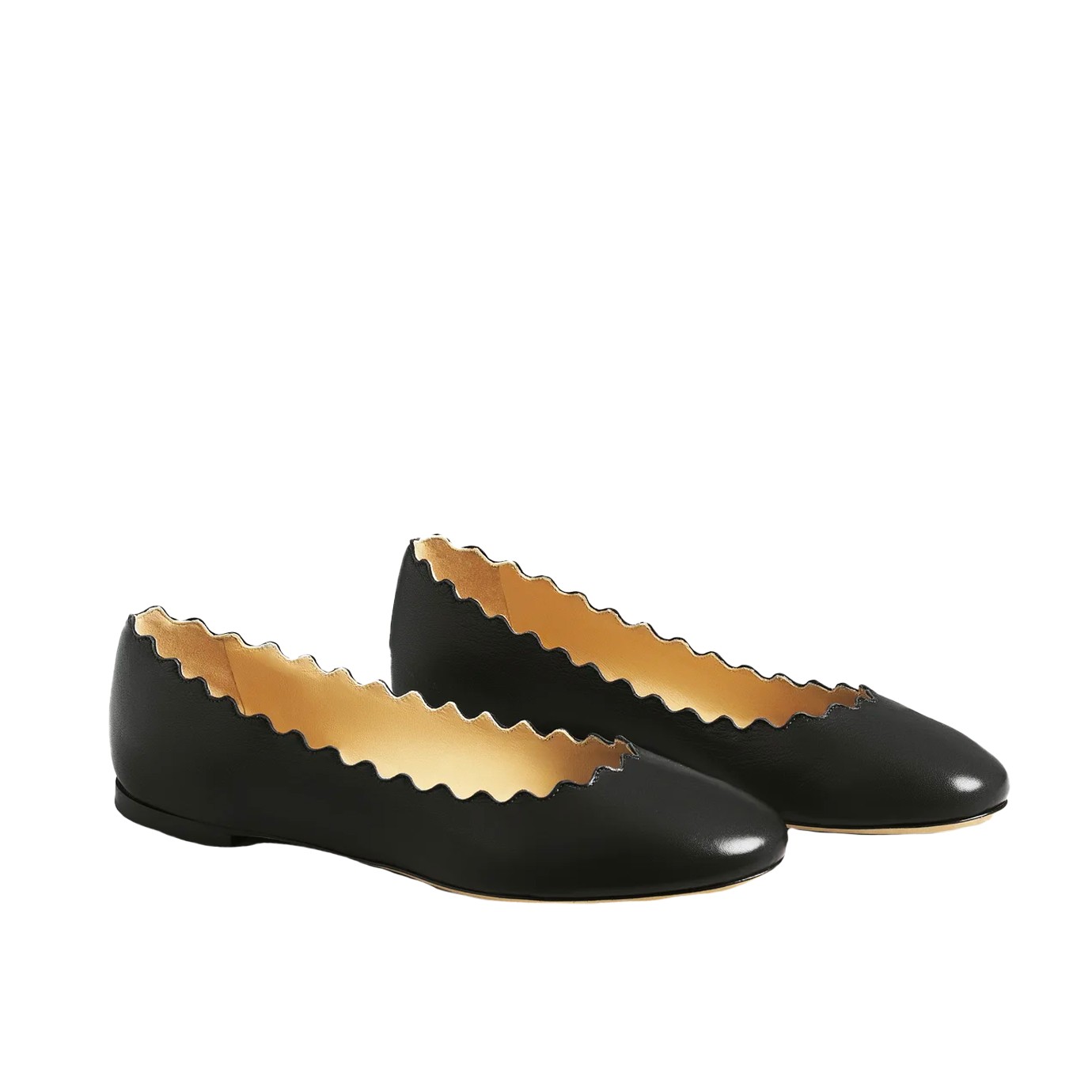 Visuel 2 : Collection Chloé Bordeaux | Ballerine Lauren en cuir noir  | Boutique de sac de Luxe Parenthese Bordeaux