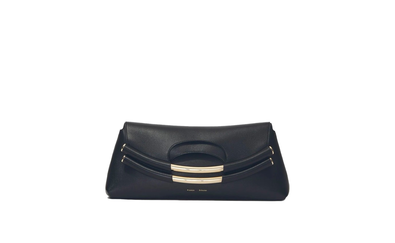 Visuel 1 : Collection Proenza Schouler Bordeaux | Bag Bar en cuir grainé noir| Boutique de sacs de Luxe Parenthese