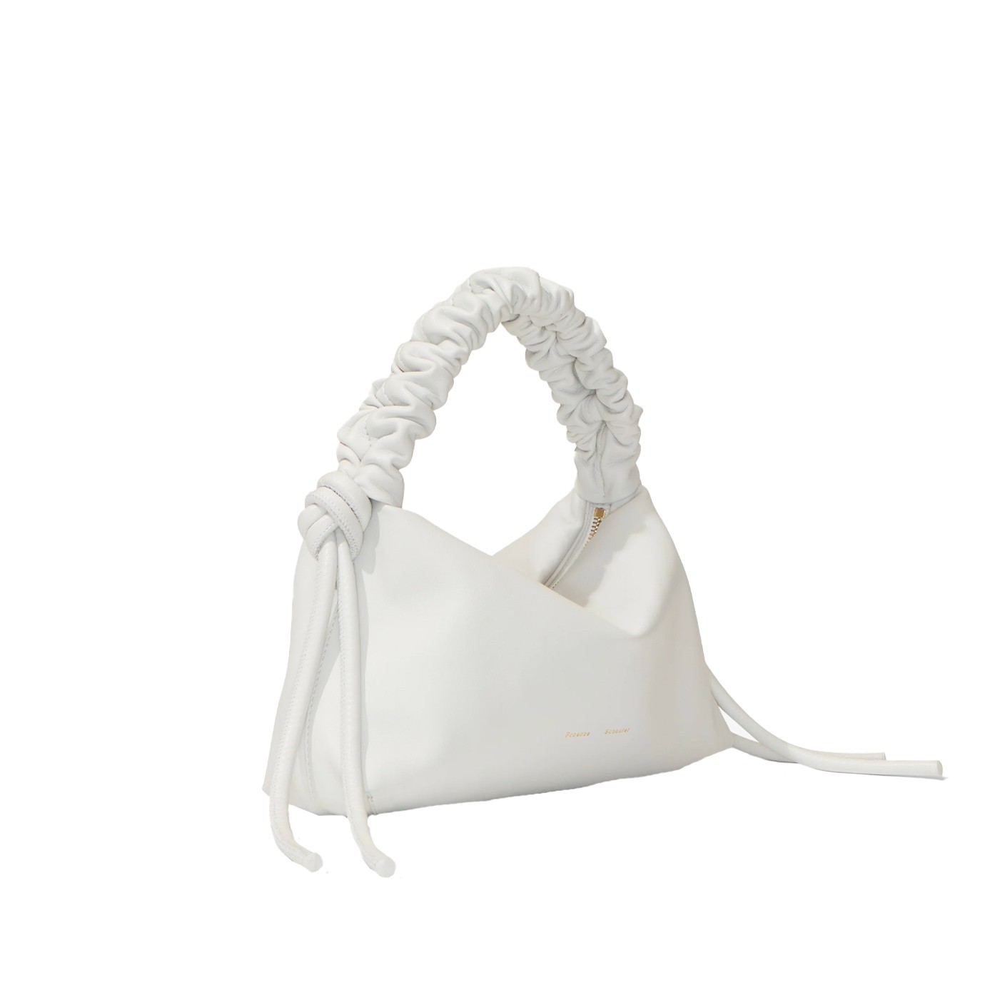 Visuel 2 : Collection Proenza Schouler Bordeaux | Sac Drawstring Mini Blanc Optic| Boutique de sacs de Luxe Parenthese