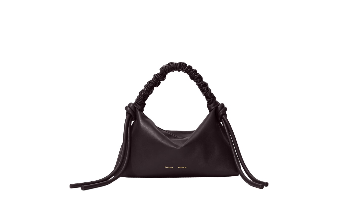 Visuel 1 : Collection Proenza Schouler Bordeaux | Sac Drawstring Mini Noir| Boutique de sacs de Luxe Parenthese