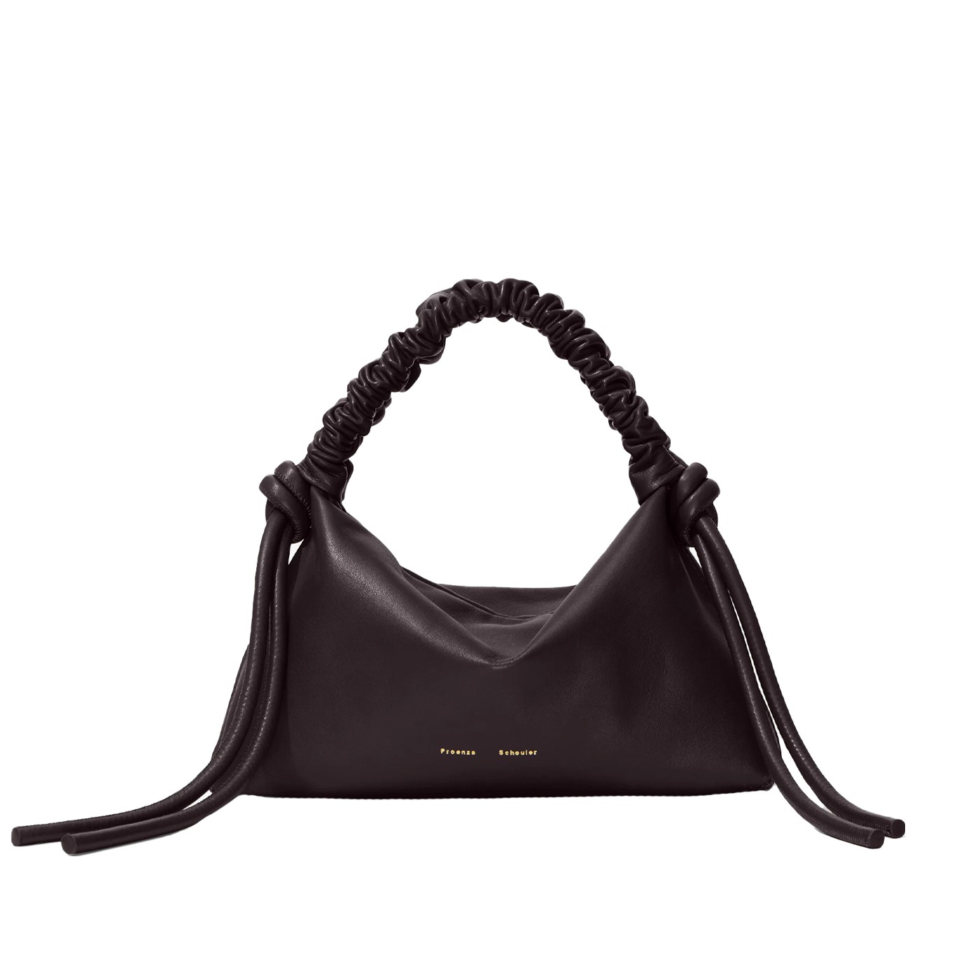 Visuel 1 : Collection Proenza Schouler Bordeaux | Sac Drawstring Mini Noir| Boutique de sacs de Luxe Parenthese