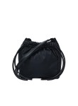Visuel 1 : Collection Proenza Schouler Bordeaux | Sac Drawstring Pouch en nylon Noir| Boutique de sacs de Luxe Parenthese