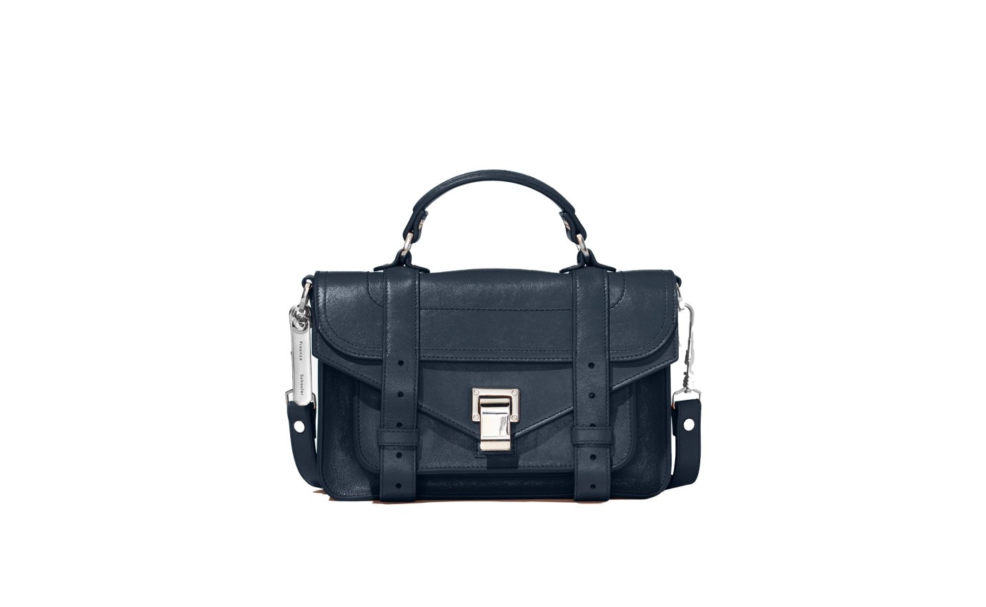 Visuel 1 : Collection Proenza Schouler Bordeaux | Sac PS1 Tiny Dark Navy| Boutique de sacs de Luxe Parenthese