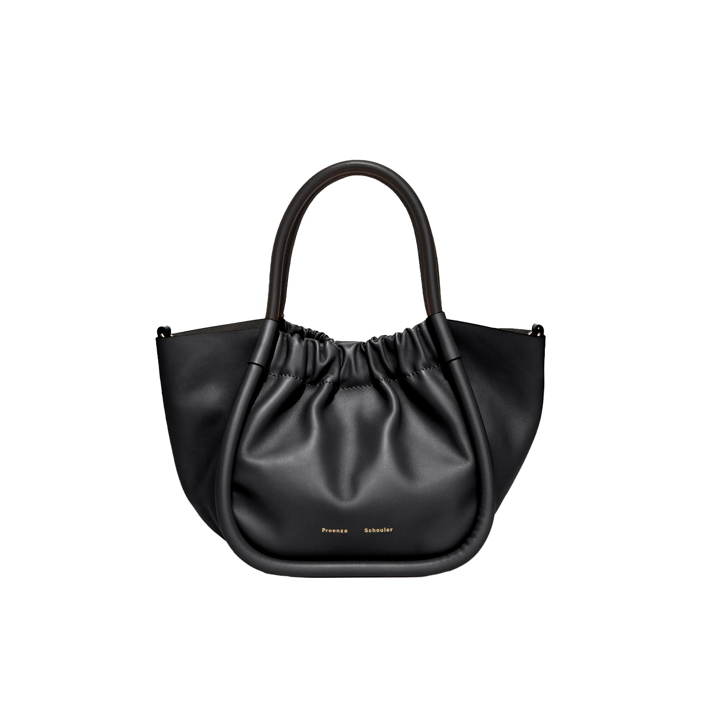 Visuel 1 : Collection Proenza Schouler Bordeaux | Small Ruched Tote Noir| Boutique de sacs de Luxe Parenthese