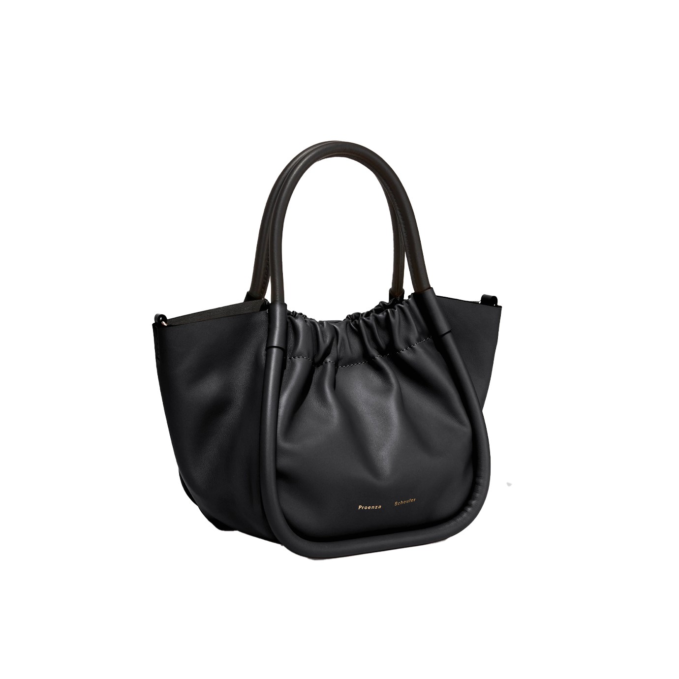 Visuel 2 : Collection Proenza Schouler Bordeaux | Small Ruched Tote Noir| Boutique de sacs de Luxe Parenthese