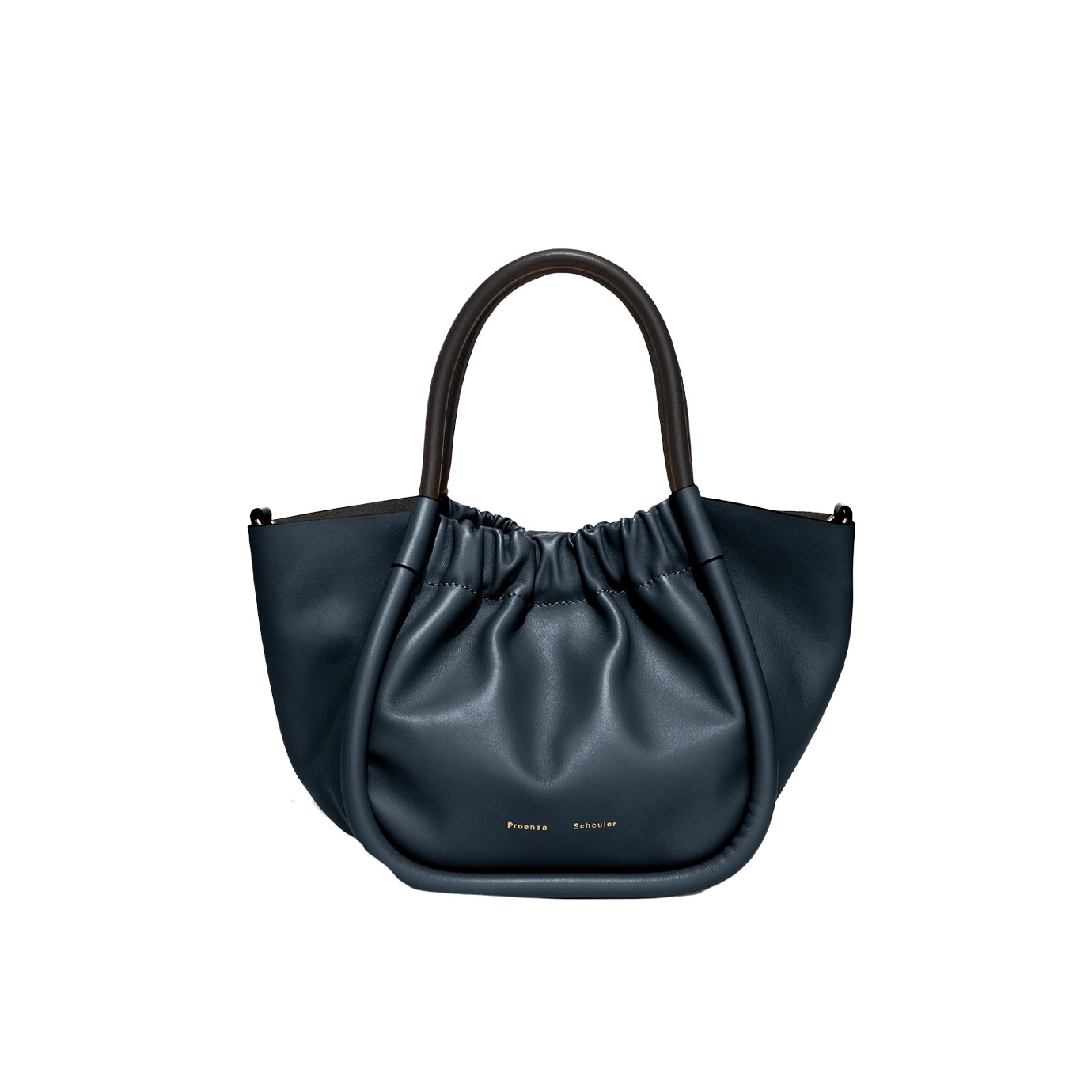 Visuel 1 : Collection Proenza Schouler Bordeaux | Small Ruched Tote Blue Navy| Boutique de sacs de Luxe Parenthese