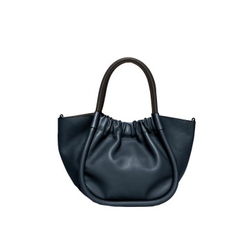 Visuel 3 : Collection Proenza Schouler Bordeaux | Small Ruched Tote Blue Navy| Boutique de sacs de Luxe Parenthese