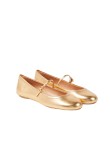 Visuel 1 : Collection Gianvito Rossi | Ballerine Carla or | Boutique de chaussures de Luxe| Parenthese Bordeaux