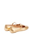 Visuel 2 : Collection Gianvito Rossi | Ballerine Carla or | Boutique de chaussures de Luxe| Parenthese Bordeaux