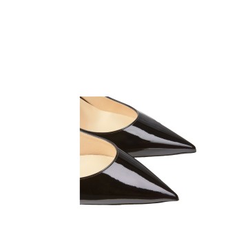 Visuel 4 : Collection Jimmy Choo Bordeaux | Bing 65 noir vernis| Boutique de chaussure de Luxe pour femme Parenthese Bordeaux