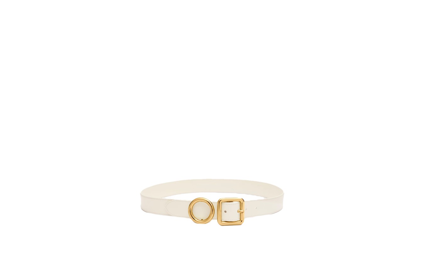 Visuel 1 : Collection Jacquemus Bordeaux | Ceinture Regalo Ivoire| Boutique de ceinutures de Luxe Parenthese Bordeaux