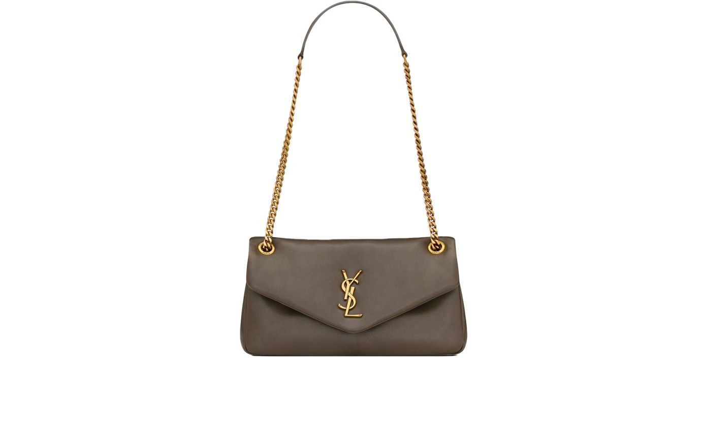 Visuel 1 : Collection Saint Laurent Bordeaux | Sac Calypso Light Musk| Boutique de sacs de Luxe Parenthese