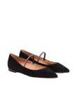 Visuel 1 : Collection Gianvito Rossi Bordeaux | Ballerine noir| Boutique de chaussures de Luxe Parenthese