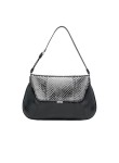Visuel 1 : Collection Amina Muaddi Bordeaux | Sac Ami en cuir Noir| Boutique de sacs de Luxe Parenthese