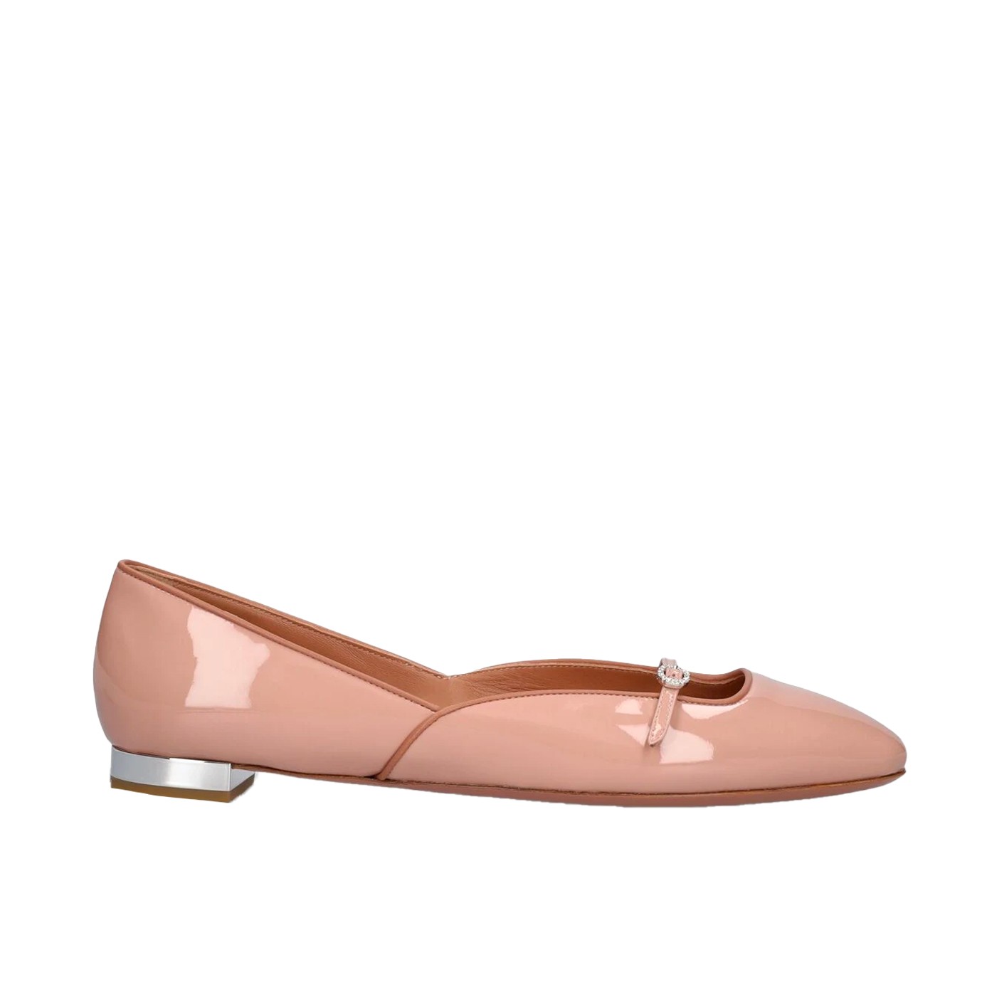 Visuel 1 : Collection Aquazzura Bordeaux | Ballerine Soul Sister Powder Pink| Boutique de chaussures de Luxe Parenthese